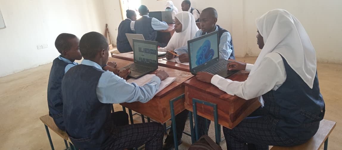 The computer lab