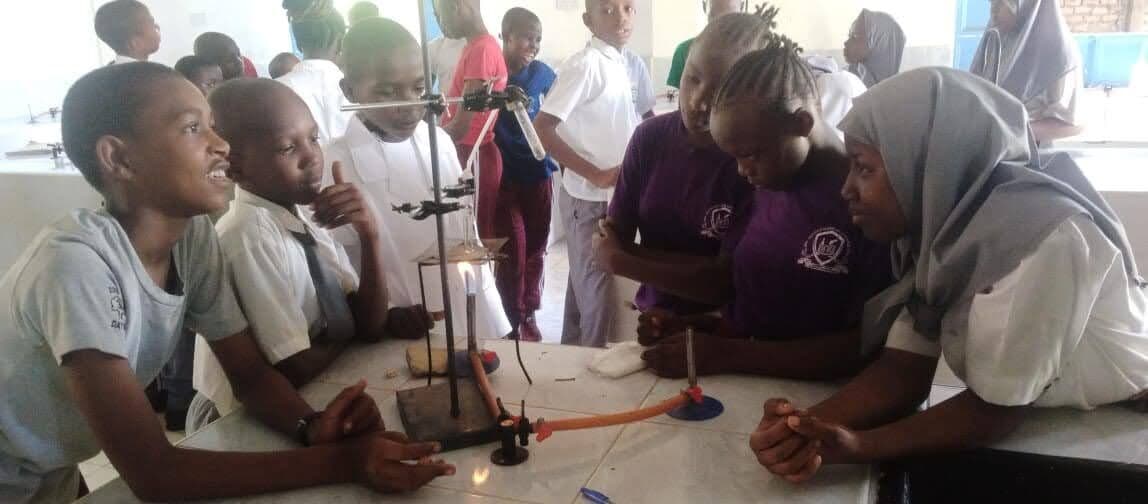Learners running an experiment